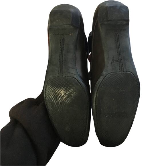 Salvatore Ferragamo Women's Patent Leather Brown Mid-Calf Boots Sz 8.5 Narrow - Picture 7 of 9